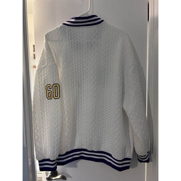 Brand New LSU Tigers Gameday Couture Women’s Large Button Up Varsity Jacket NWT - Picture 4 of 7